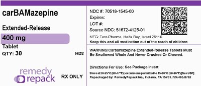 carBAMazepine 400mg 70518 1545 00